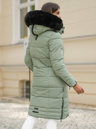 Дамско яке ментова OZONEE O/W377Z