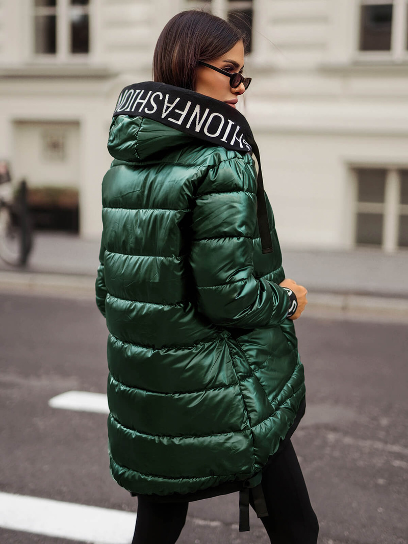 Дамско яке зелена OZONEE JS/5M3188/238Z