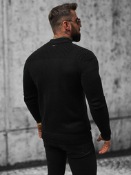 Мъжки пуловер черен OZONEE NB/MM6011/4