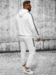 Мъжки спортен екип бял OZONEE JS/8C8115/1