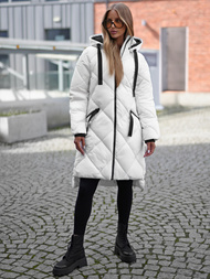 Дамско яке бял OZONEE JS/5M3168/281Z