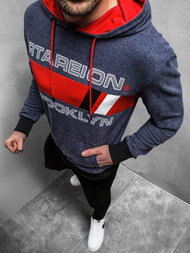 Мъжки суитшърт тъмнсиня OZONEE JS/DD20131Z