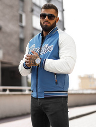 Мъжко яке синя OZONEE JS/84M3011/243Z