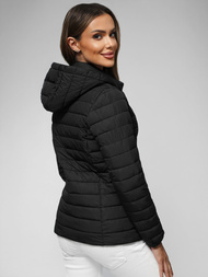 Дамско яке черно OZONEE JS/16M9103/392