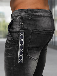 Мъжки дънки черни OZONEE NB/MP0091N