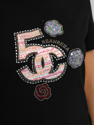 Дамска тениска черна OZONEE JS/95T2552/3