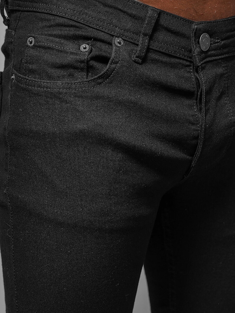 Мъжки дънки черни OZONEE E/5348/02