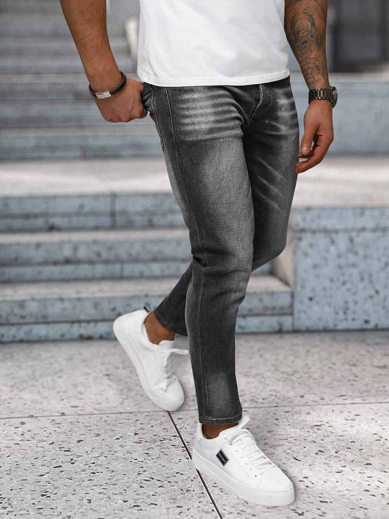 Мъжки дънки графитно OZONEE NB/MP0199GS