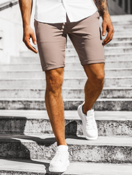 Къси панталони джинс сиво OZONEE DJ/1001