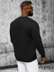 Мъжки суитшърт черен OZONEE NB/MF2008