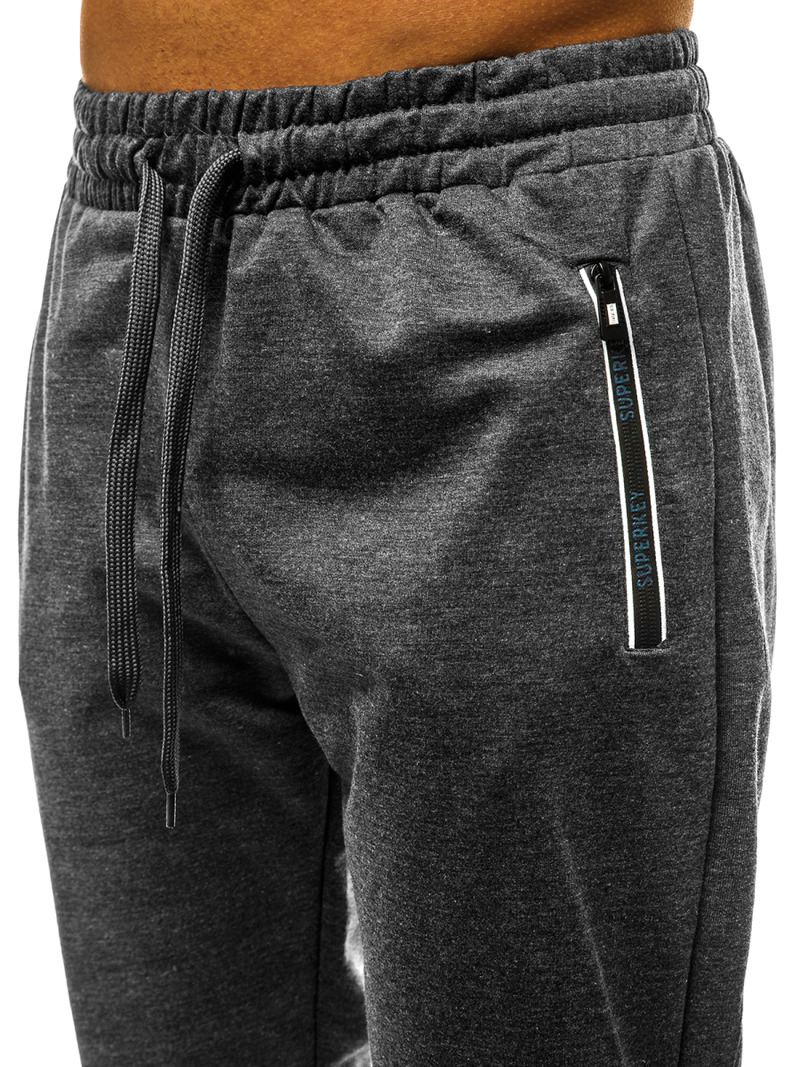 Мъжко долнище на анцуг графитно JS/XW001S