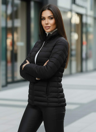 Дамско яке черно OZONEE JS/16M9109/392Z