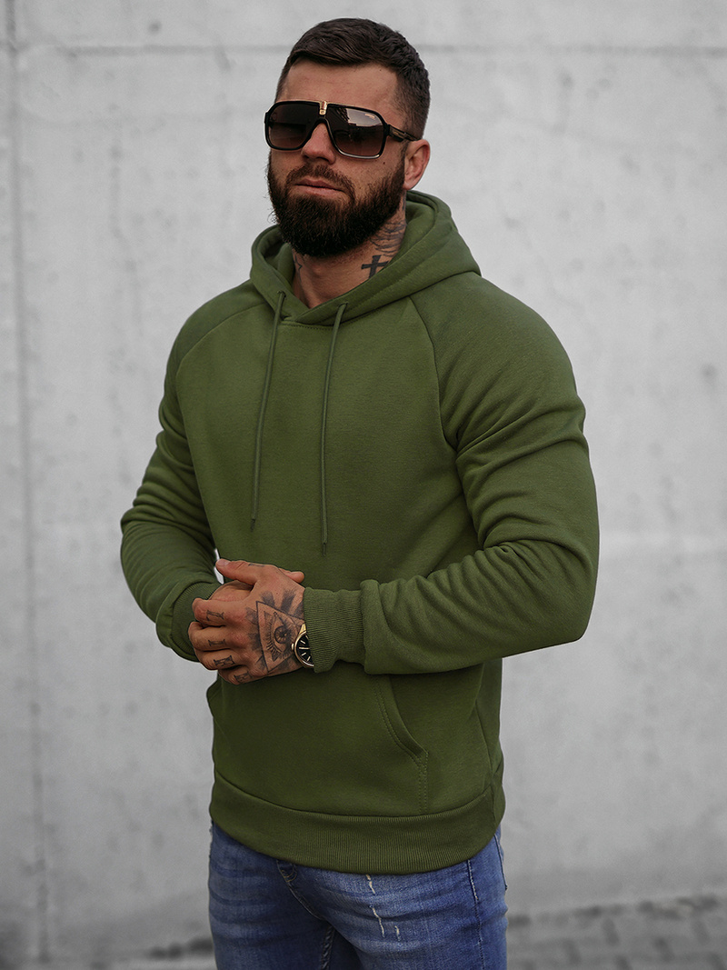 Мъжки суитшърт каки OZONEE O/8B151/29