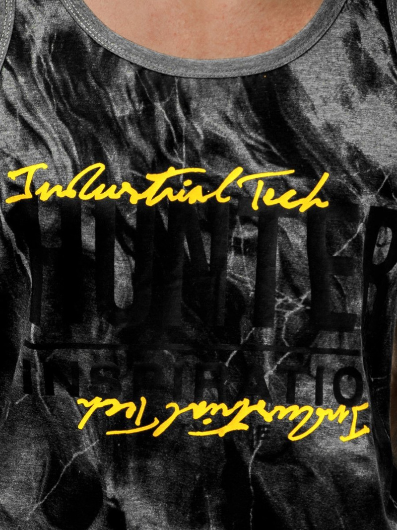 Мъжка тениска графитна OZONEE JS/SS11033Z