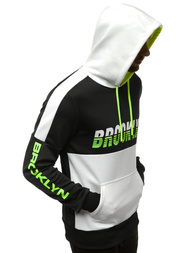 Мъжки суитшърт черно-бяла OZONEE JS/DD20127