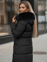 Дамско яке черно OZONEE JS/16M9099/392Z