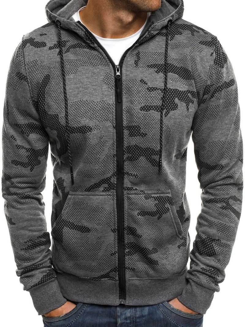 Мъжки суитшърт графитен OZONEE JS/DD131Z