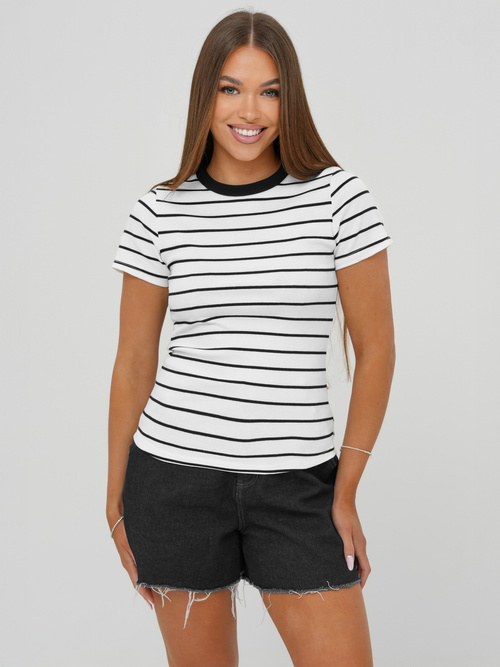 Дамски Тениска бял OZONEE JS/96T659/1