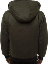 Мъжко яке тъмнозелена OZONEE JS/2019005