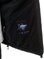 Мъжко яке SOFTSHELL черно и жълто OZONEE GE/12268