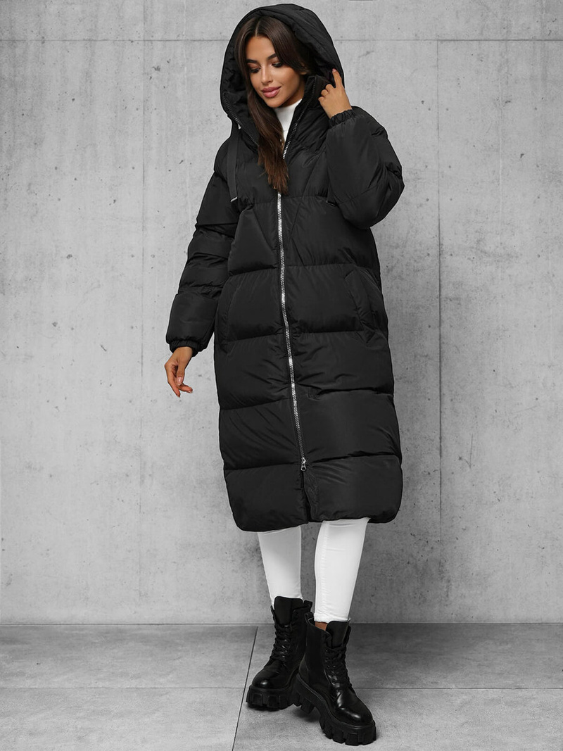 Дамско яке черно OZONEE JS/5M3163/392Z