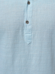 Мъжка риза с къс ръкав светлосиня OZONEE O/V46