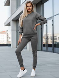 Дамски анцуг от две части графитен OZONEE JS/CKW01