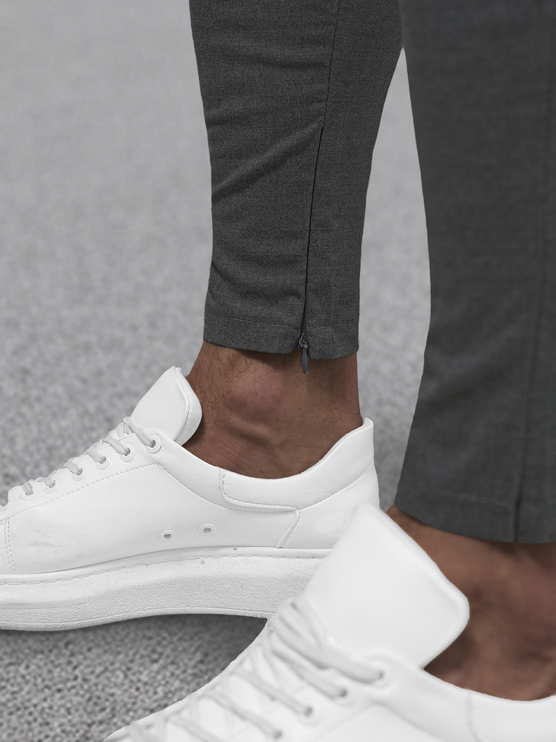 Мъжки панталони графитно OZONEE DJ/3300