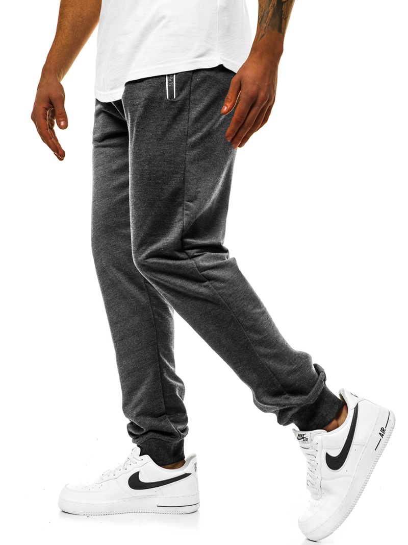 Мъжко долнище на анцуг графитно JS/XW001S