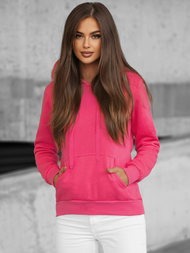 Дамски суичър тъмно розово OZONEE JS/W02Z