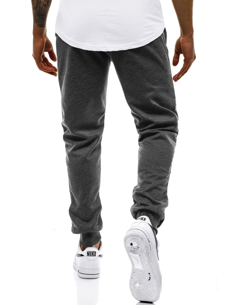 Мъжко долнище на анцуг графитно OZONEE JS/JZ11016