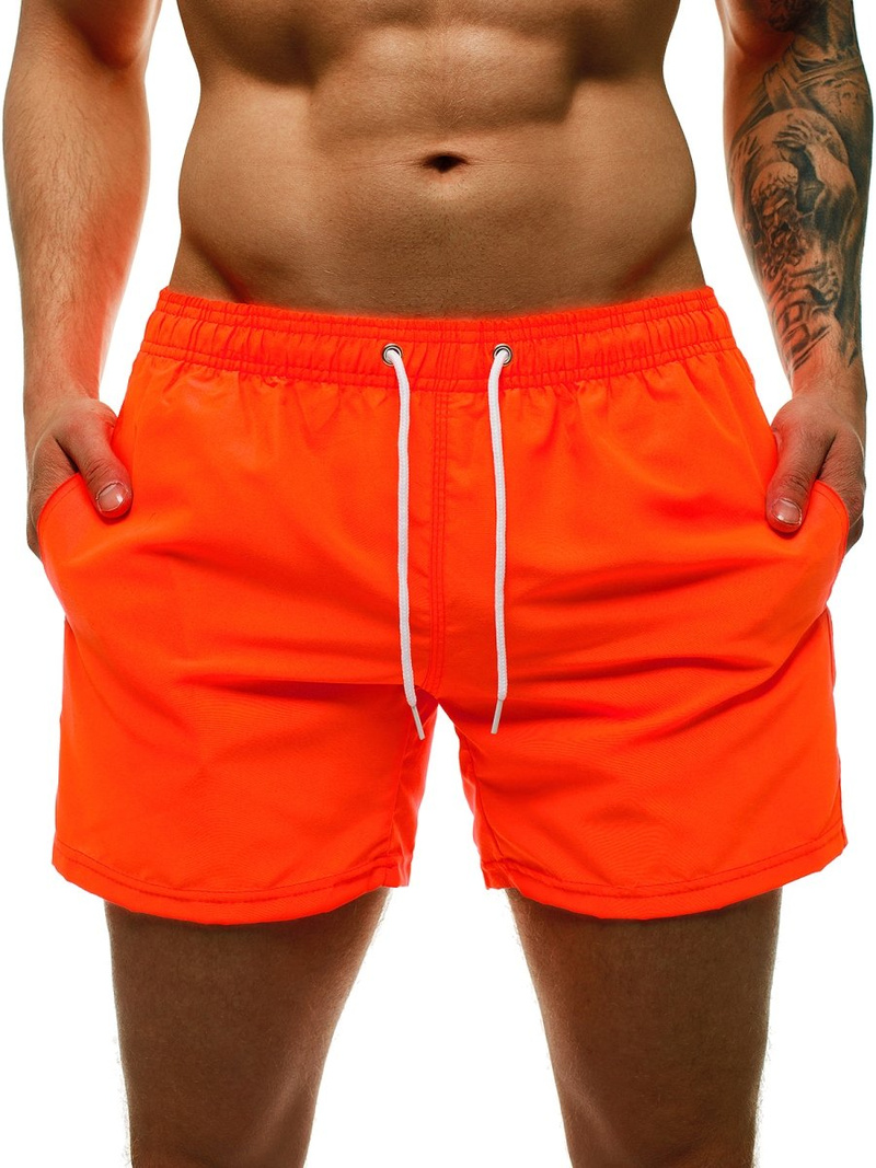 Мъжки плувни шорти оранжево OZONEE ST002-1
