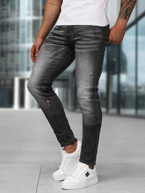 Мъжки дънки черни OZONEE NB/MP0070NZ