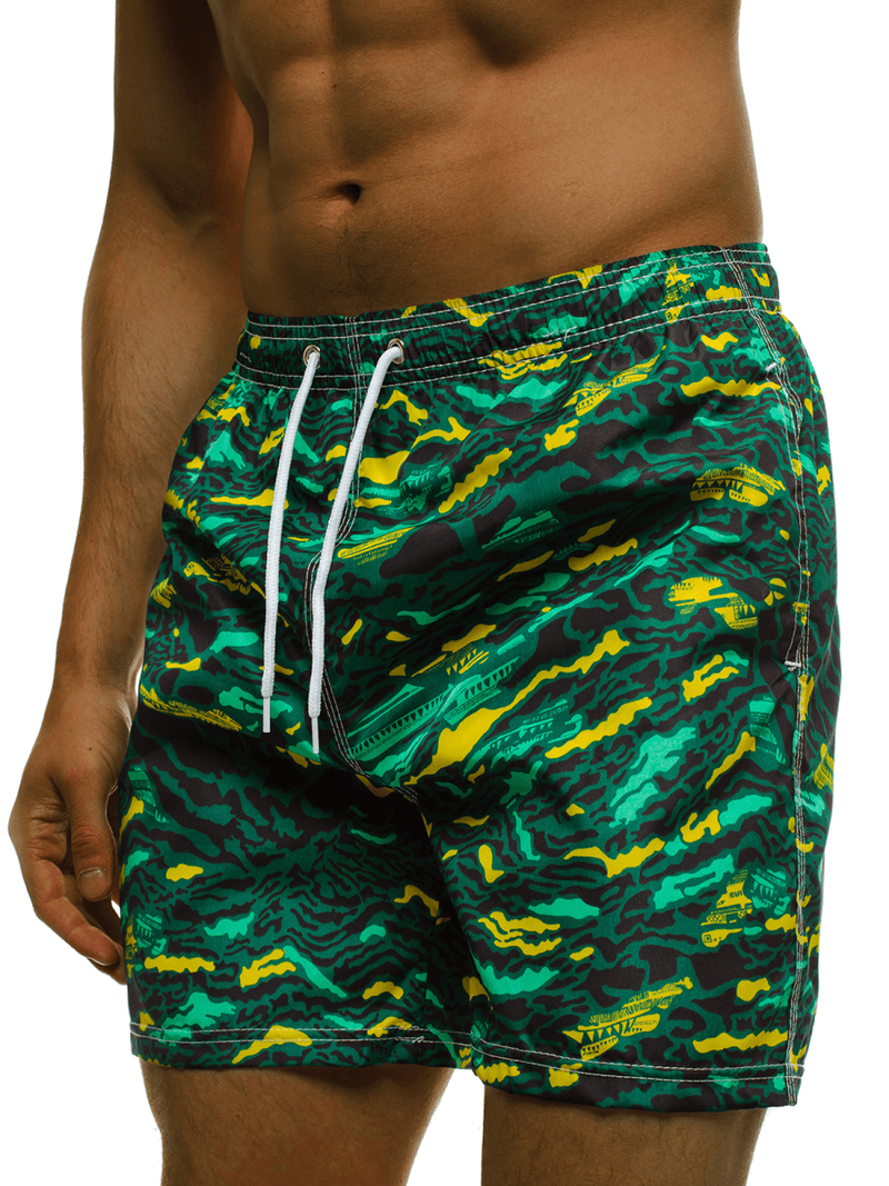 Мъжки плувни шорти зелено OZONEE JS/ST072