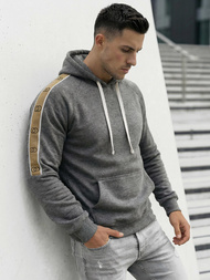 Мъжки суитшърт графитен OZONEE JS/8B1730/5Z