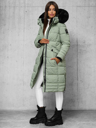 Дамско яке ментова OZONEE O/W377