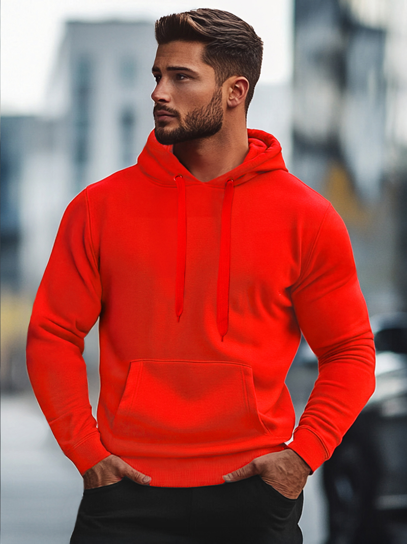 Мъжки суитшърт червен OZONEE JS/2009Z