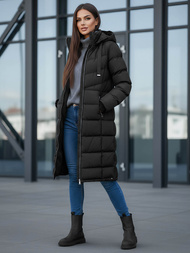 Дамско яке черно OZONEE JS/M736/392Z