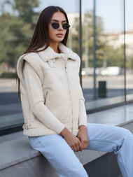 Дамски камел кожен бежова OZONEE JS/61M8503/280Z