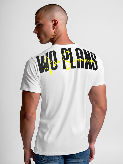 Мъжка тениска бяла OZONEE O/T1277/1Z