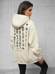 Cуитшърт бежова OZONEE O/SWE23017Z