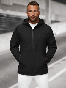 Мъжко яке softshell черна OZONEE JS/27B6523/3