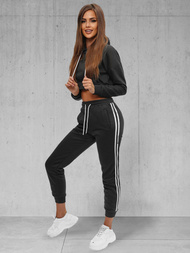 Дамски анцуг от две части черен OZONEE JS/8C67/3Z