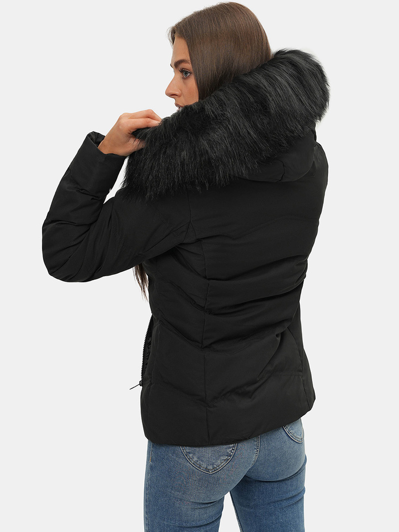 Дамско яке черна OZONEE JS/M9057/392