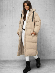 Дамско яке бежова OZONEE JS/5M3163/62Z