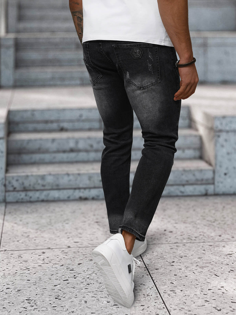 Мъжки дънки черни OZONEE NB/MP0063/1N