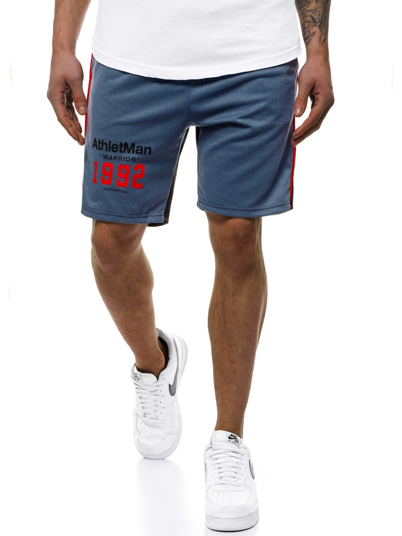 Мъжки панталонки тъмносиньо JS/KK300183