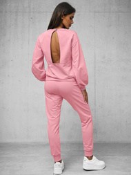 Дамски анцуг от две части розов OZONEE O/12113Z