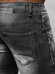 Мъжки дънки черни OZONEE NB/MP007NZ