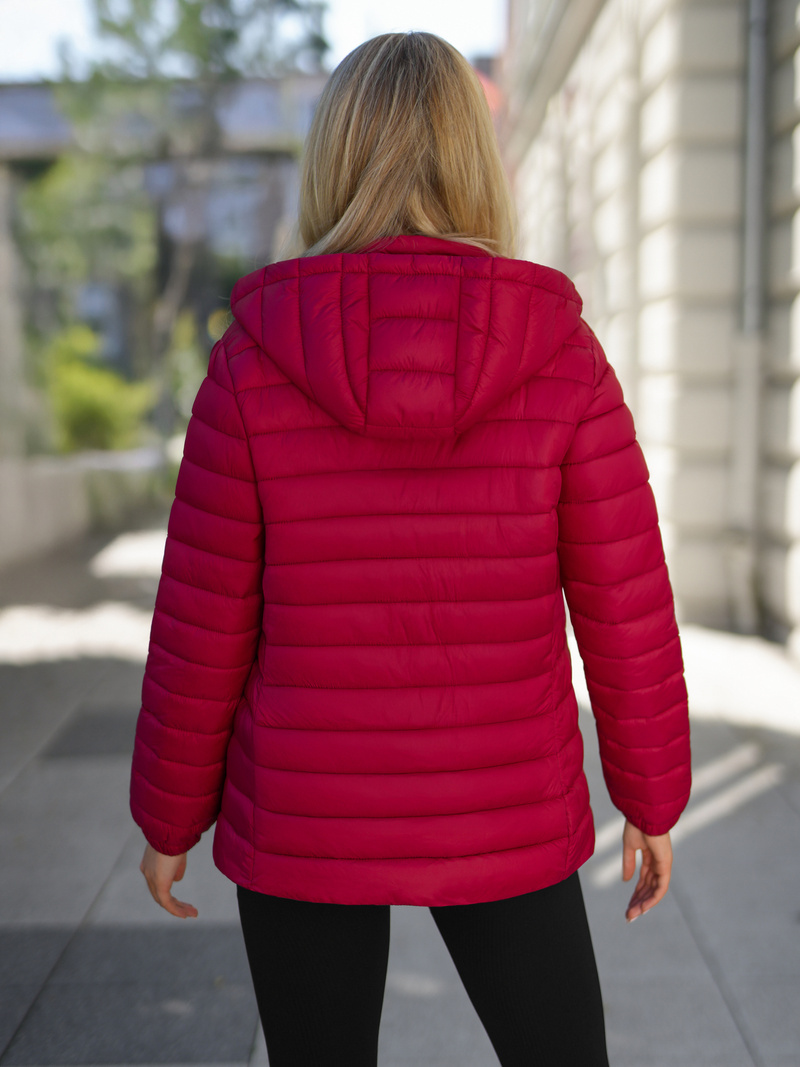 Дамско яке бордо OZONEE JS/16M9101/06Z